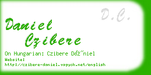 daniel czibere business card